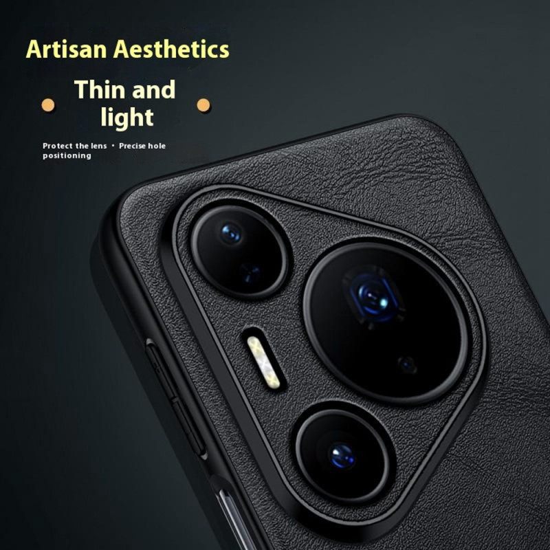 Cover Hoesje Huawei Pura 80 Pro Telefoonhoesje Sulada Lederlook