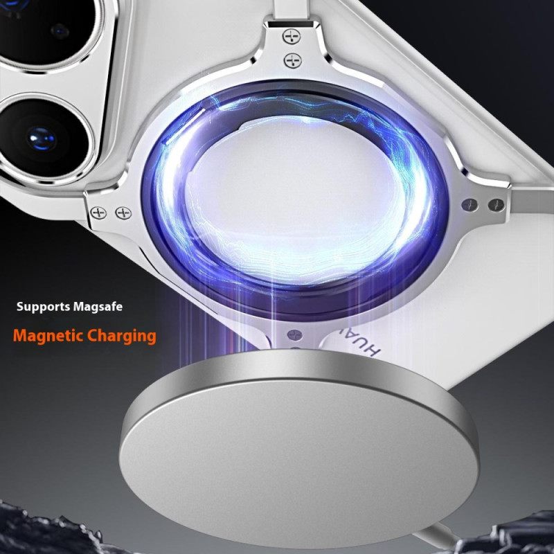 Hoesje Huawei Pura 80 Pro Geïntegreerde Houder En Magnetische Bevestiging