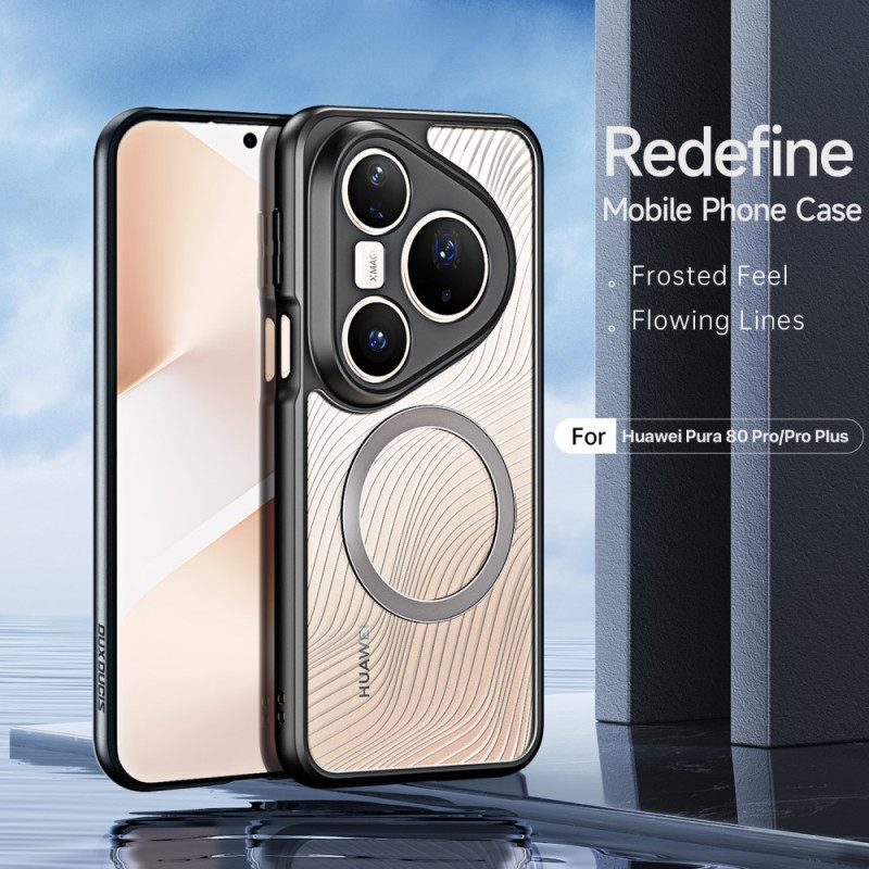 Hoesje Huawei Pura 80 Pro Magsafe Aimo-serie Dux Ducis Bescherming Hoesje