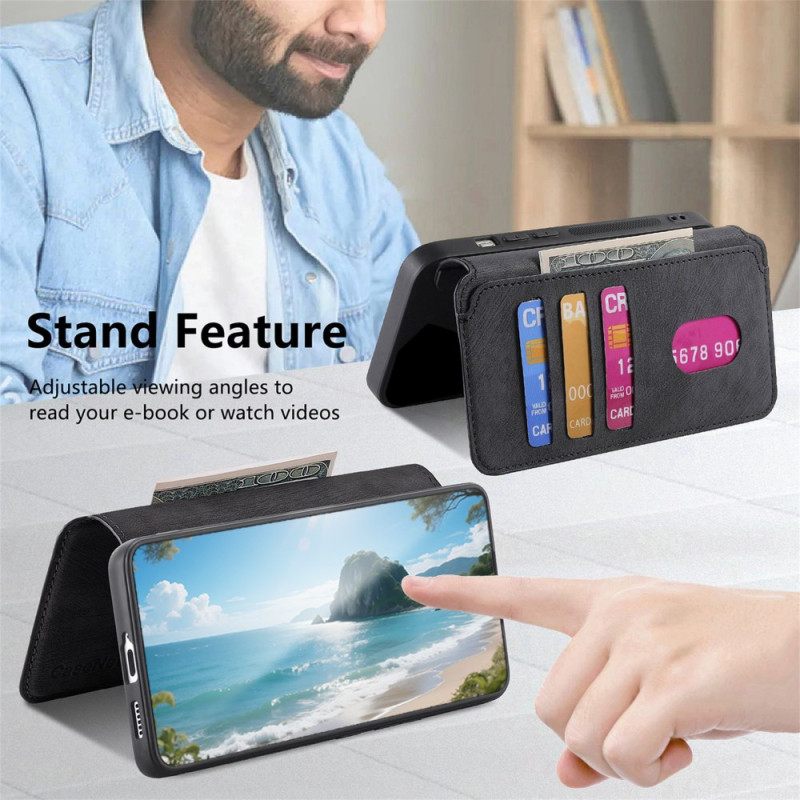 Leren Hoesje Huawei Pura 80 Pro Afneembare Hoes Caseneo Bescherming Hoesje