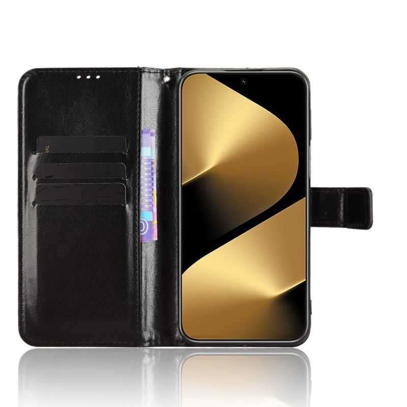 Leren Hoesje Huawei Pura 80 Pro Opvallend Imitatieleer Bescherming Hoesje