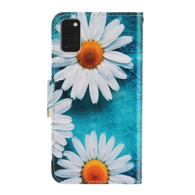 Folio-hoesje voor Samsung Galaxy A41 Daisy