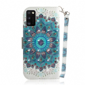 Folio-hoesje voor Samsung Galaxy A41 Kleurrijke Mandala