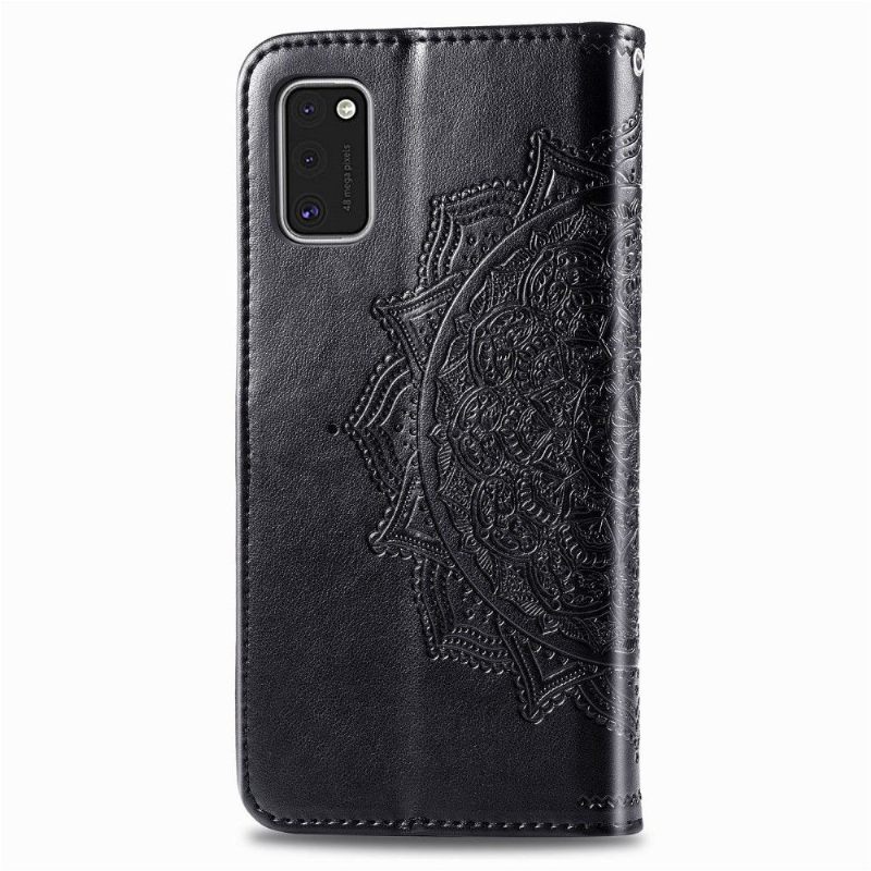 Folio-hoesje voor Samsung Galaxy A41 Reliëf-mandala