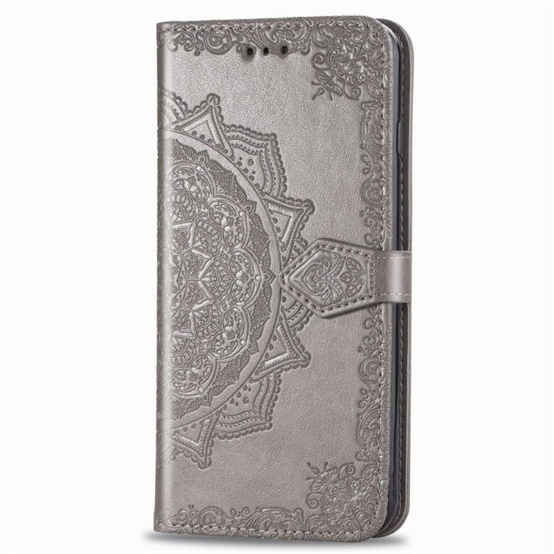 Folio-hoesje voor Samsung Galaxy A41 Reliëf-mandala
