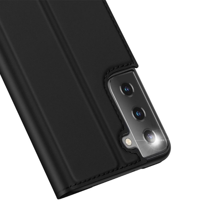 Cover voor Samsung Galaxy S21 5G Zakelijk Satijneffect