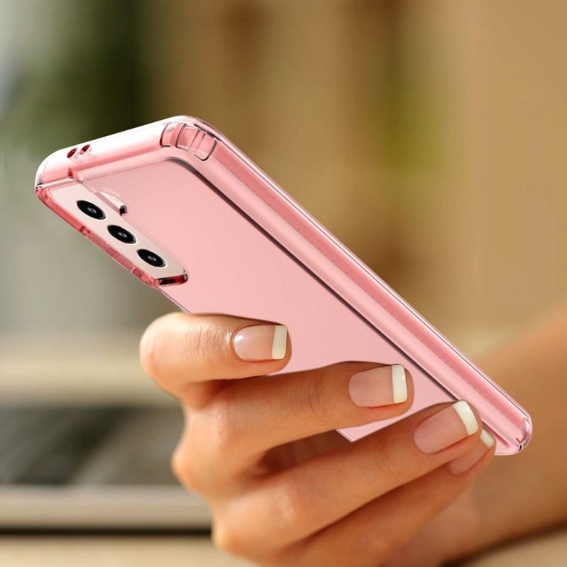 Hoesje voor Samsung Galaxy S21 5G Anti-fall Halftransparant Zacht