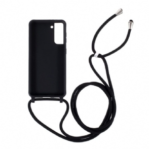 Hoesje voor Samsung Galaxy S21 5G Anti-fall Met Schouderriem
