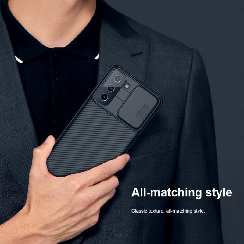Hoesje voor Samsung Galaxy S21 5G Camshield Met Achterste Lensdop