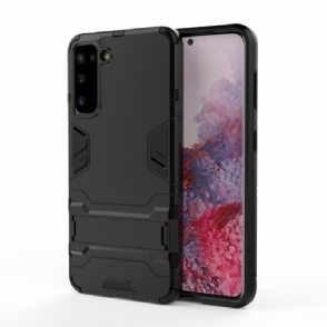 Hoesje voor Samsung Galaxy S21 5G Cool Guard Met Geïntegreerde Stand