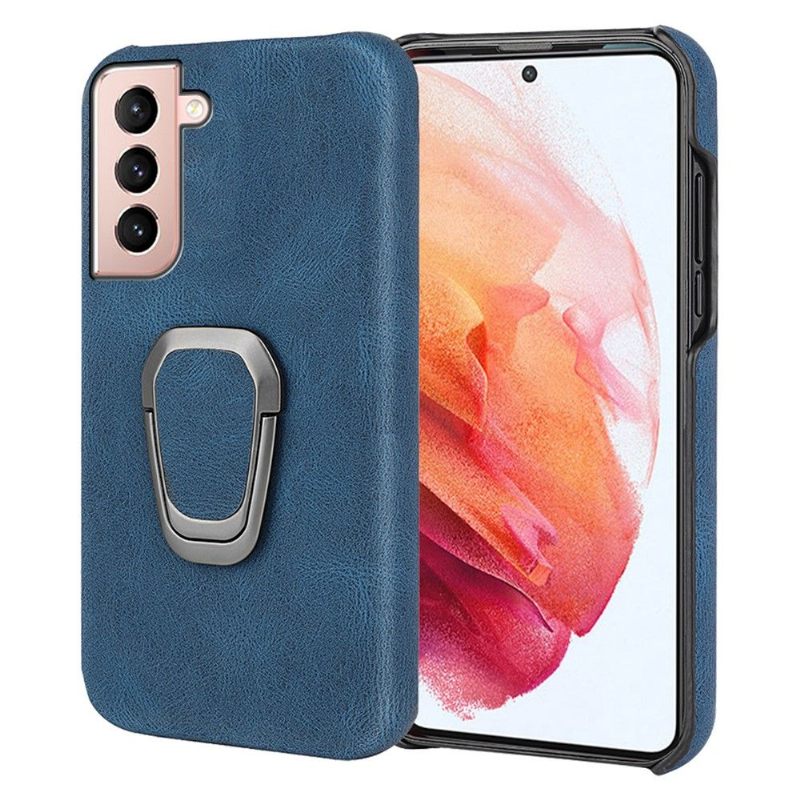 Hoesje voor Samsung Galaxy S21 5G Imitatieleer Met Standaard