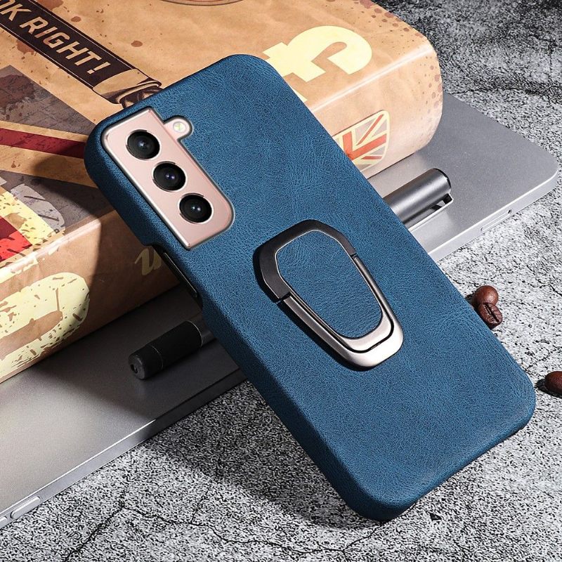Hoesje voor Samsung Galaxy S21 5G Imitatieleer Met Standaard
