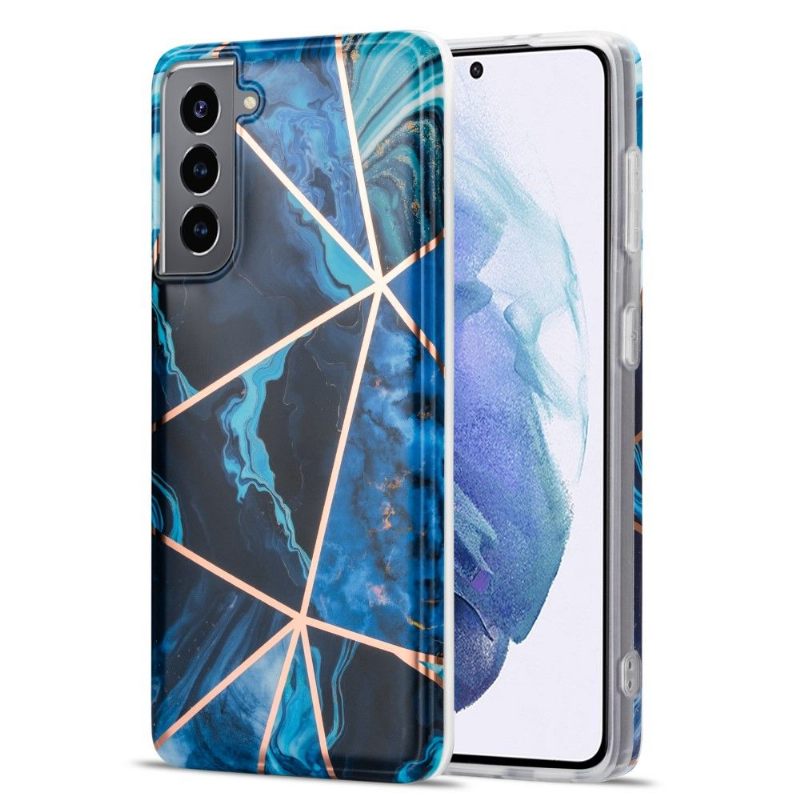 Hoesje voor Samsung Galaxy S21 5G Marmeren Geometrie