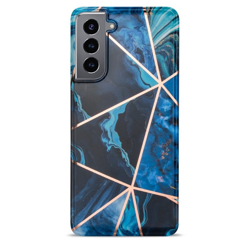 Hoesje voor Samsung Galaxy S21 5G Marmeren Geometrie