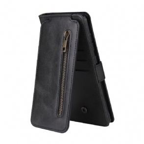 Leren Hoesje voor Samsung Galaxy S21 5G Bescherming Ondersteuning Voor Meerdere Compartimenten
