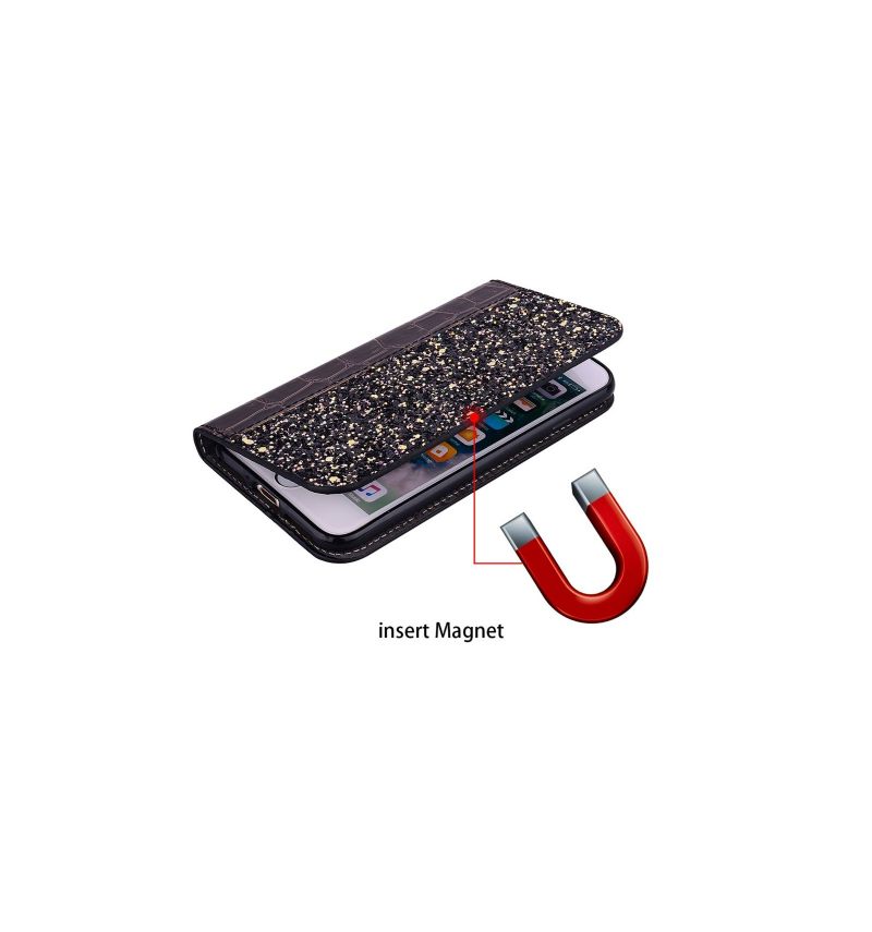 Case voor Xiaomi Redmi 6 Bescherming Luxe Croco Kaarthouder