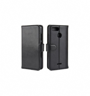 Cover voor Xiaomi Redmi 6 Premium Lederen Kaarthouder
