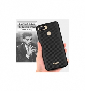 Hoesje voor Xiaomi Redmi 6 Koolstofvezel Coating Gel