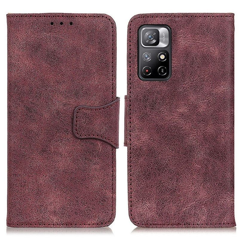 Cover voor Poco M4 Pro 5G Edouard Kunstleer Vintage