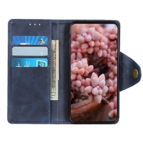 Folio-hoesje voor Poco M4 Pro 5G Anti-fall Volledig Beschermend Mat Kunstleer