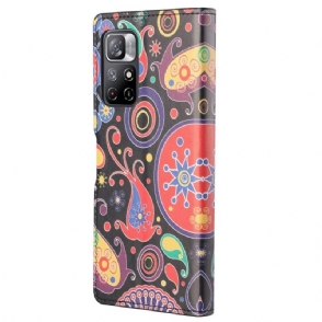 Folio-hoesje voor Poco M4 Pro 5G Paisley Bloem