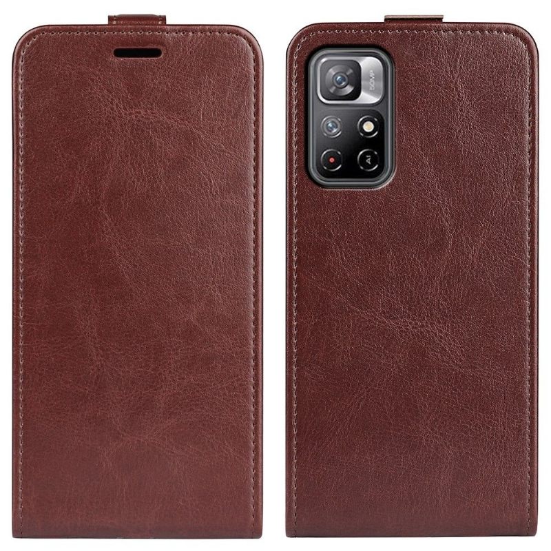 Folio-hoesje voor Poco M4 Pro 5G Verticaal Kunstleer