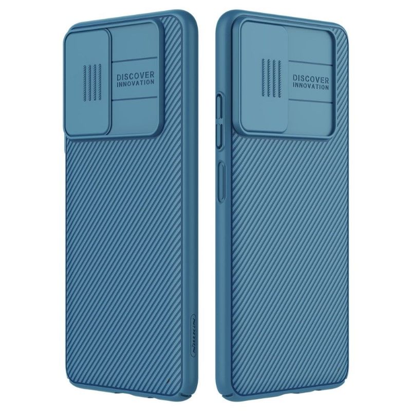 Hoesje voor Poco M4 Pro 5G Camshield Met Achterste Lensdop