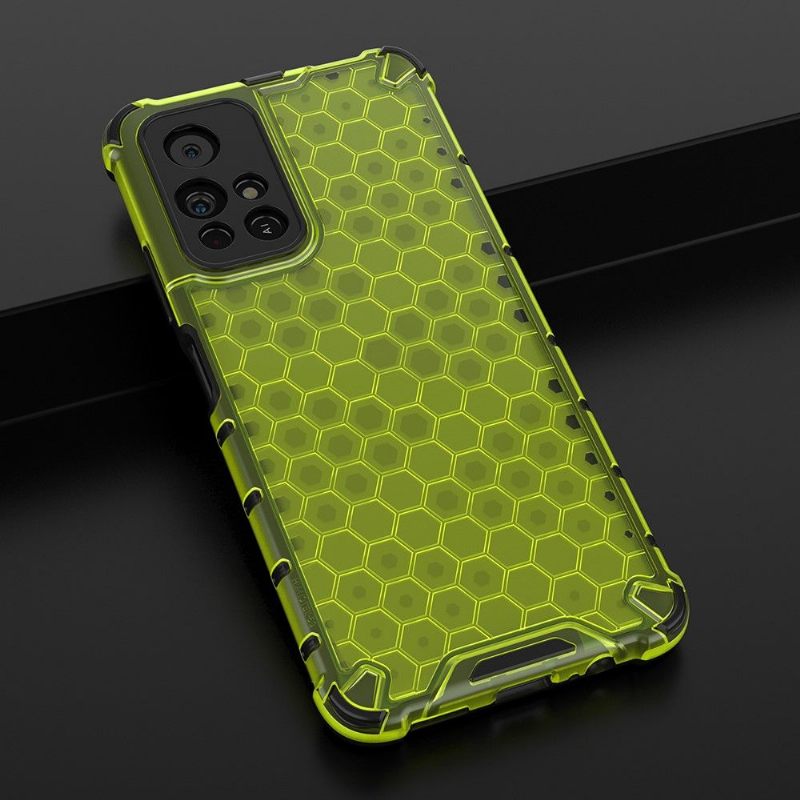 Hoesje voor Poco M4 Pro 5G Honingraatontwerp