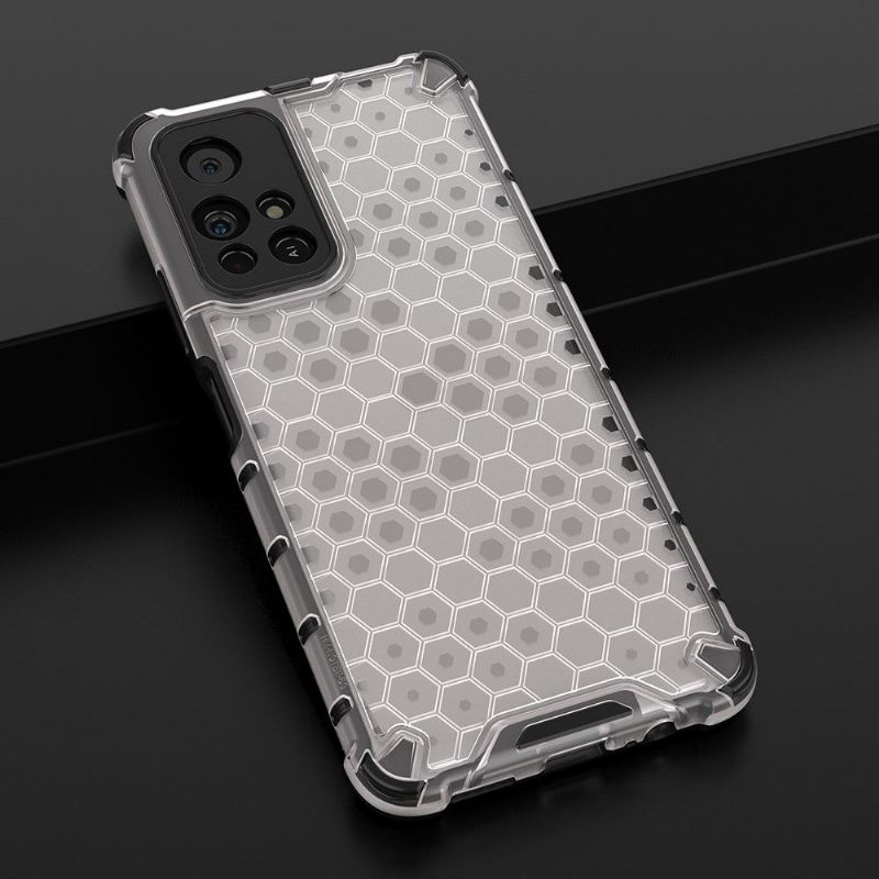 Hoesje voor Poco M4 Pro 5G Honingraatontwerp