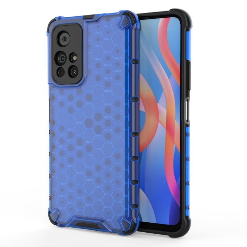 Hoesje voor Poco M4 Pro 5G Honingraatontwerp