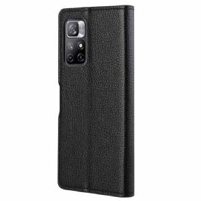 Leren Hoesje voor Poco M4 Pro 5G Generfd Leereffect