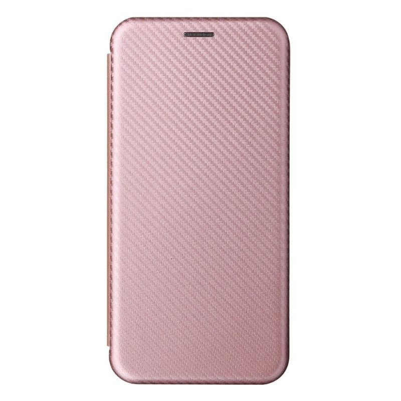 Leren Hoesje voor Poco M4 Pro 5G Kunstleer Van Koolstofvezel