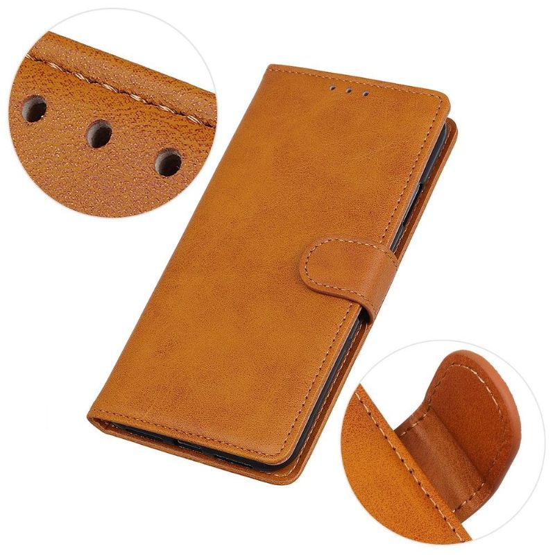 Leren Hoesje voor Poco M4 Pro 5G Marius Mat Leereffect
