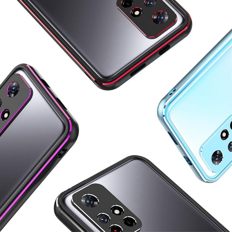 Telefoonhoesje voor Poco M4 Pro 5G Aluminium Bumper