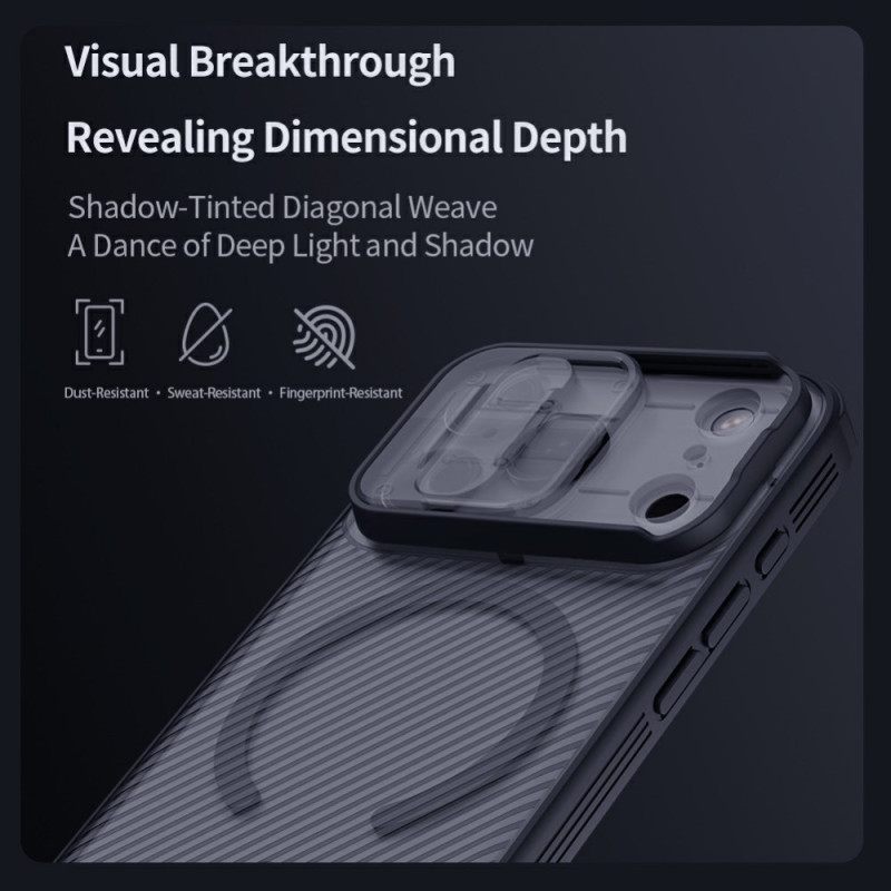 Case Hoesje iPhone 17 Pro Telefoonhoesje Camshield Pro Magnetisch