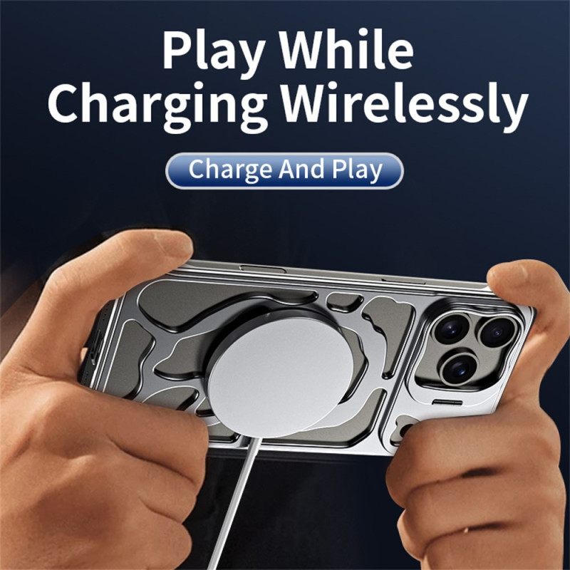 Case Hoesje iPhone 17 Pro Telefoonhoesje Magsafe Auspicious Cloud-serie