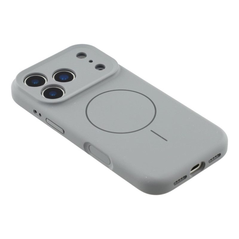 Cover Hoesje iPhone 17 Pro Telefoonhoesje Magsafe Hybrid Met Microvezelvoering