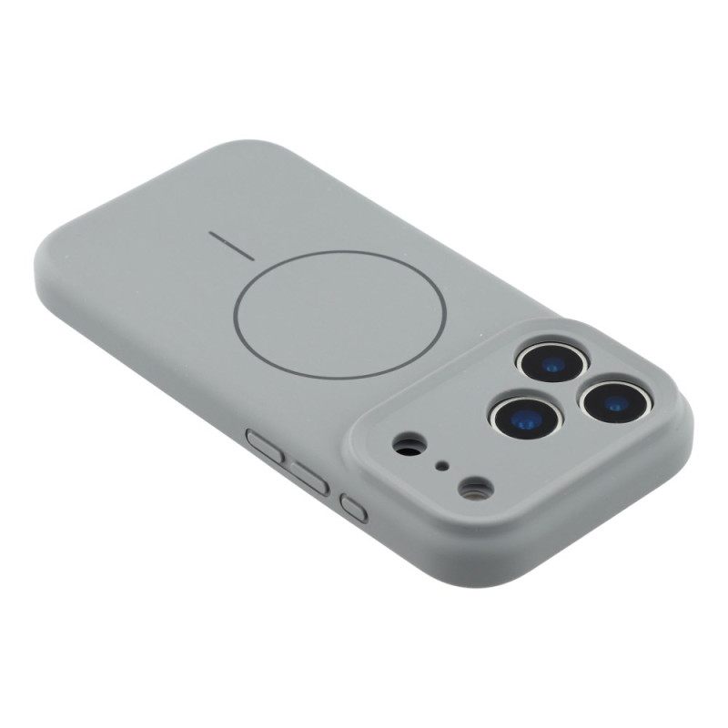 Cover Hoesje iPhone 17 Pro Telefoonhoesje Magsafe Hybrid Met Microvezelvoering