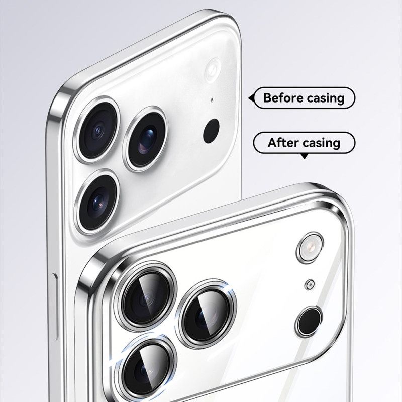 Cover Hoesje iPhone 17 Pro Telefoonhoesje Transparant Met Polsbandje