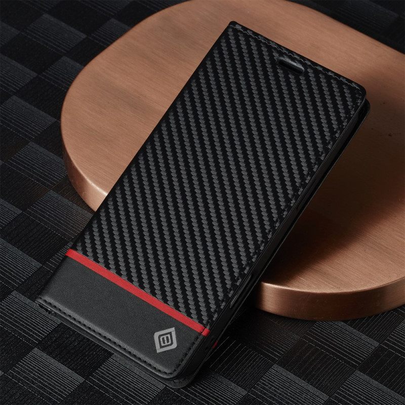 Folio-hoesje iPhone 17 Pro Lc.imeeke Koolstofvezel