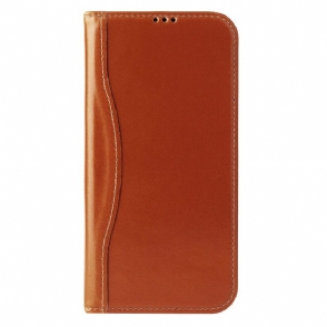 Folio-hoesje iPhone 17 Pro Premium Leerdesign