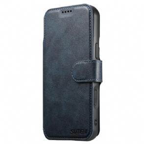 Folio-hoesje iPhone 17 Pro Telefoonhoesje Magnetisch Met Retro Afneembare Hoes