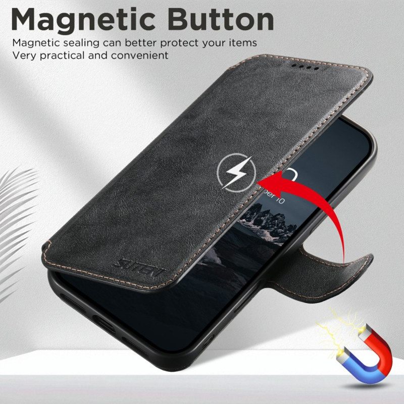 Folio-hoesje iPhone 17 Pro Telefoonhoesje Magnetisch Met Retro Afneembare Hoes