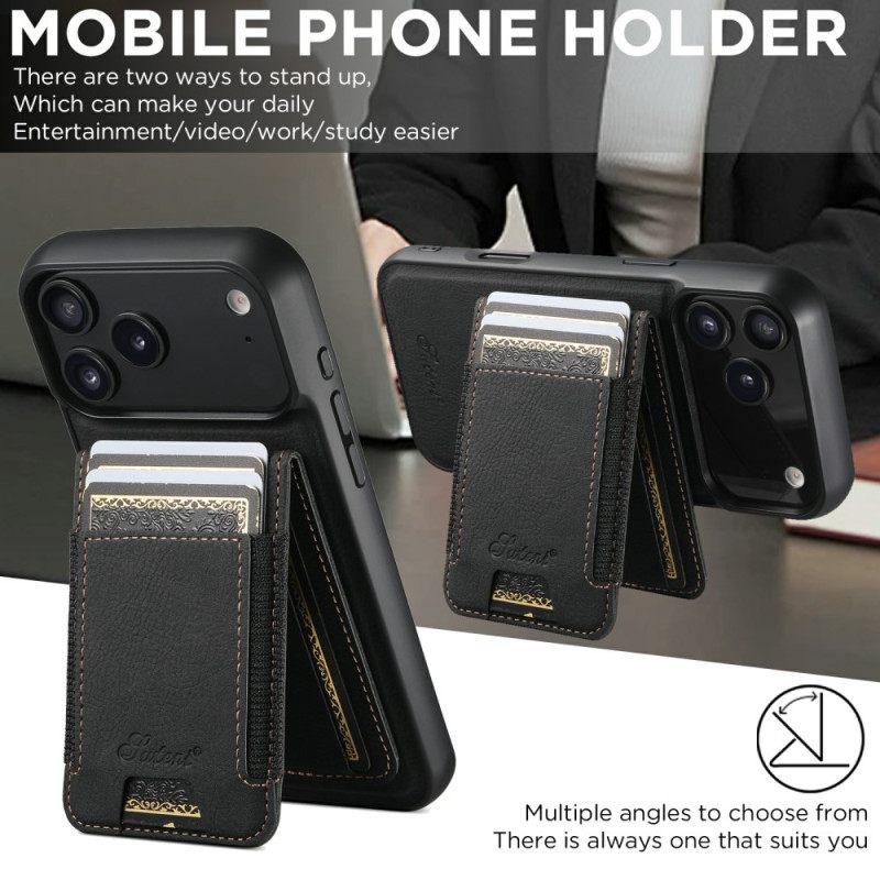 Hoesje iPhone 17 Pro Magsafe 2-in-1 Afneembare Kaarthouder