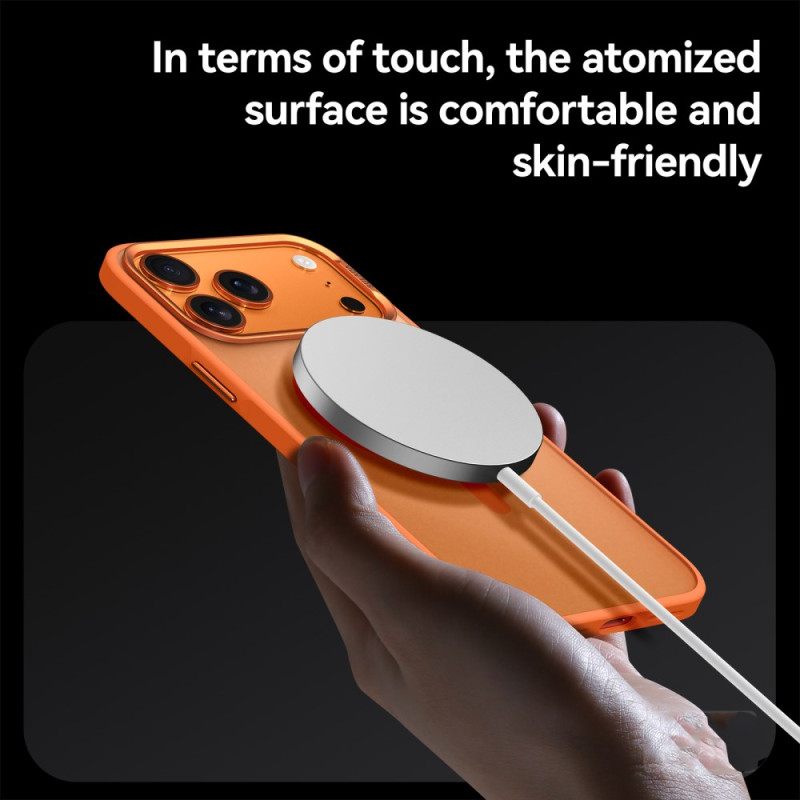 Hoesje iPhone 17 Pro Magsafe-compatibel Semi-transparant