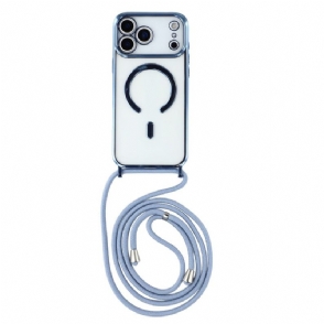 Hoesje iPhone 17 Pro Magsafe-compatibel Transparant Snoer Bescherming Hoesje