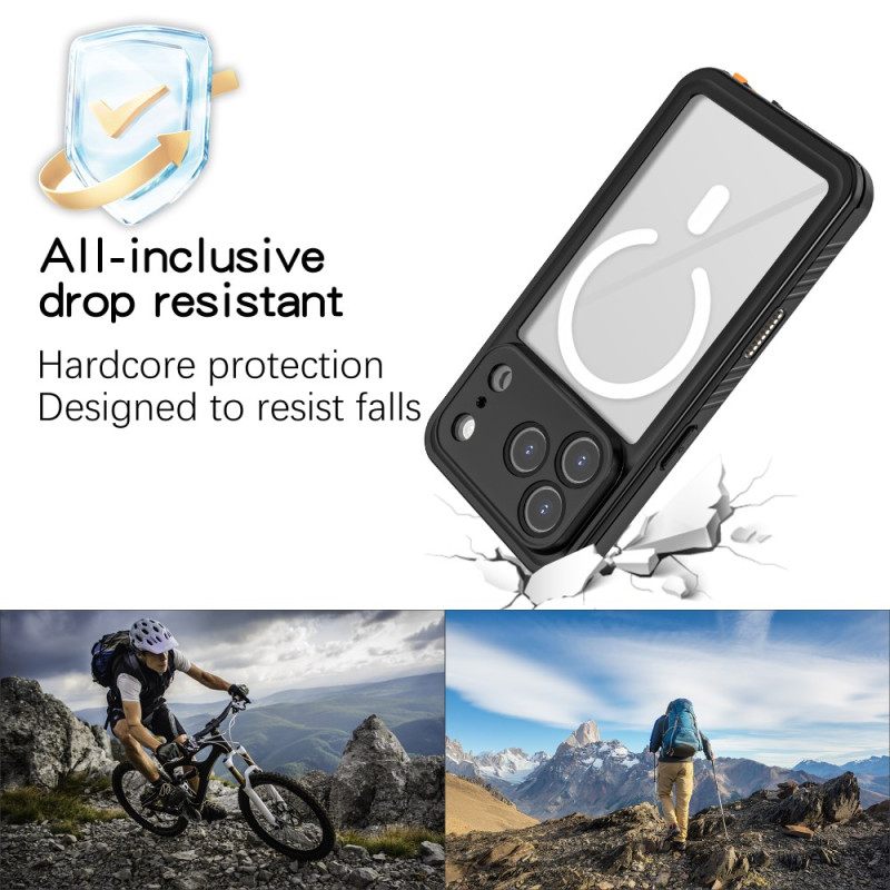 Hoesje iPhone 17 Pro Magsafe-compatibele Waterdichte Fs/fm-serie Redpepper Bescherming Hoesje