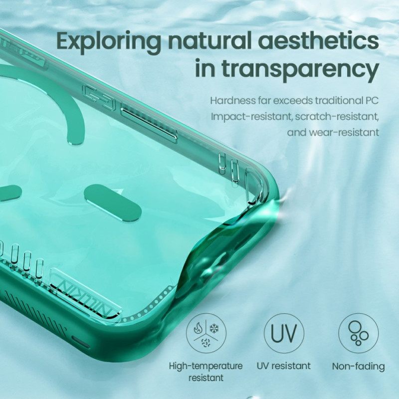 Hoesje iPhone 17 Pro Magsafe Iceblade Camprop Nillkin Bescherming Hoesje