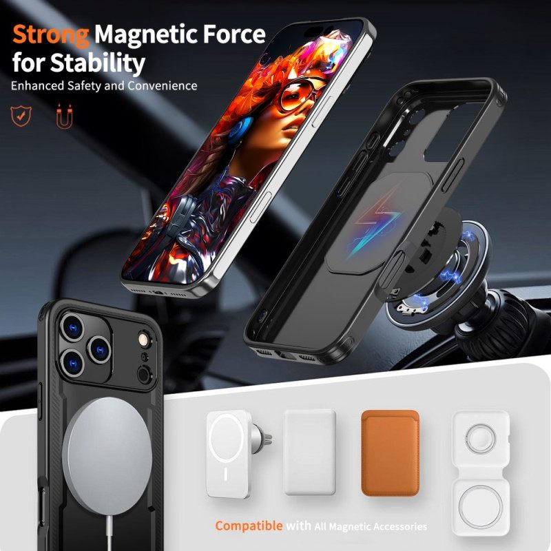 Hoesje iPhone 17 Pro Magsafe Rugged-compatibel Met Ringhouder
