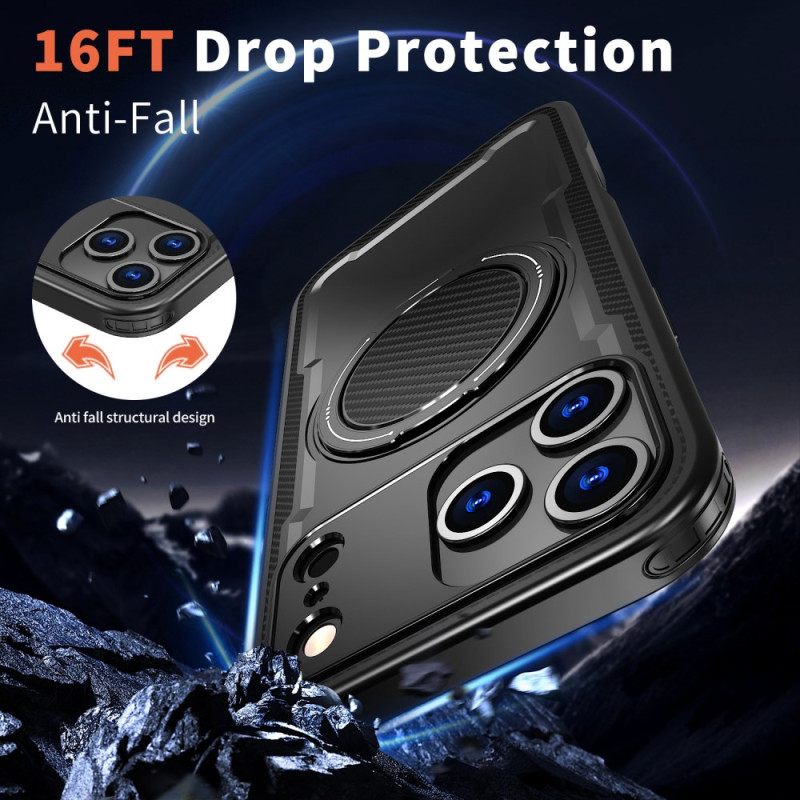 Hoesje iPhone 17 Pro Magsafe Rugged-compatibel Met Ringhouder